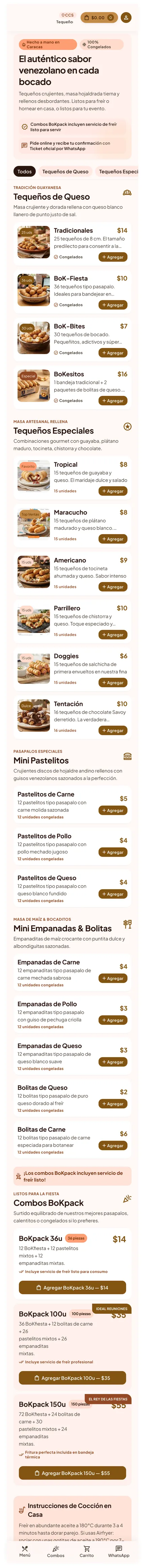 Diseño móvil de BoKditos
