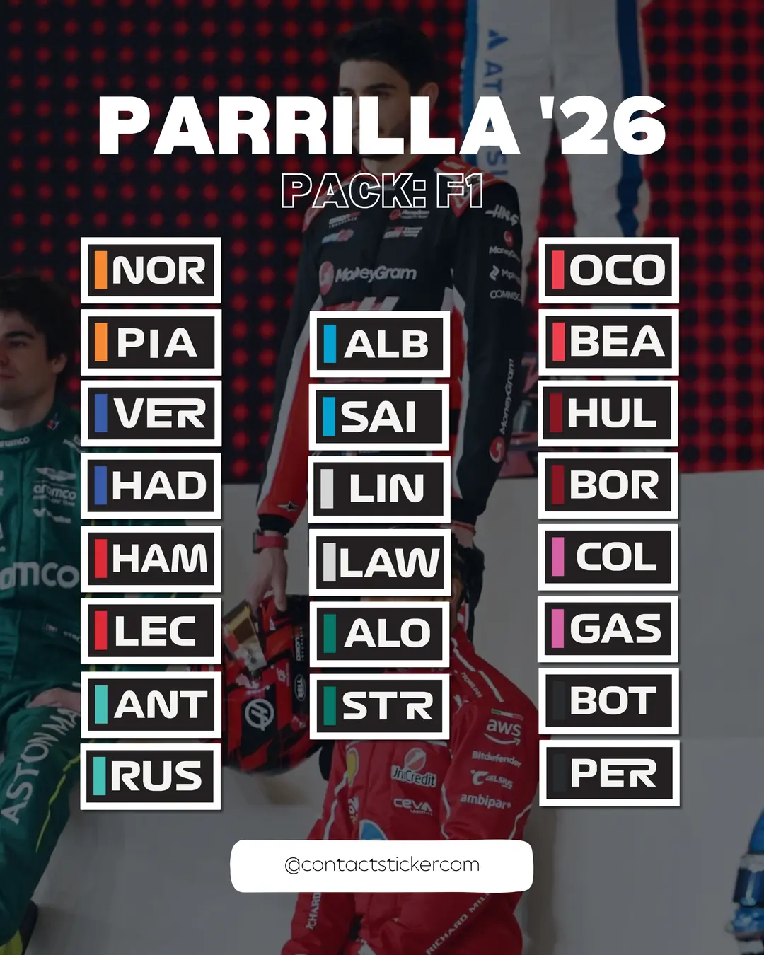 Post de la colección F1