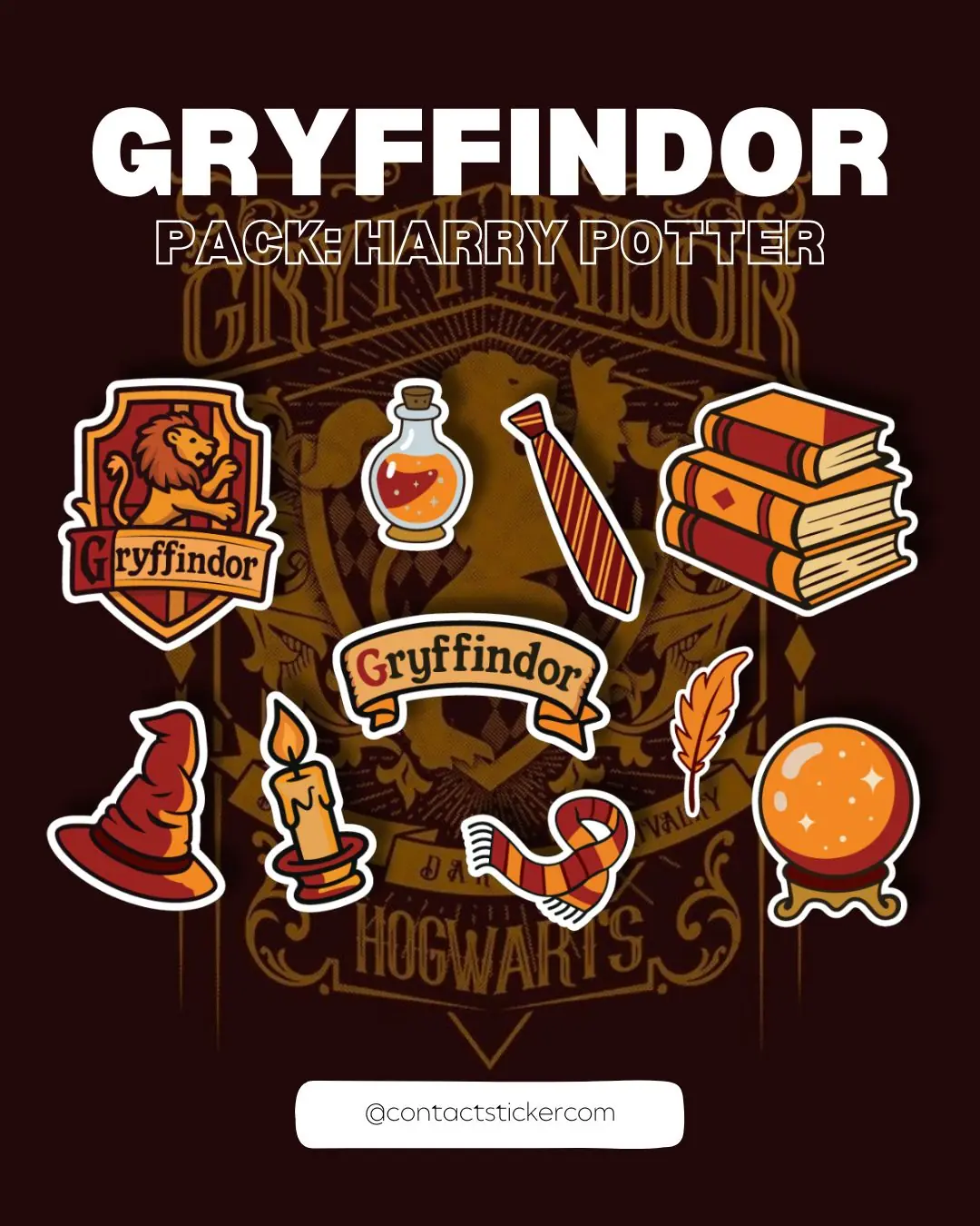 Post de stickers de Gryffindor
