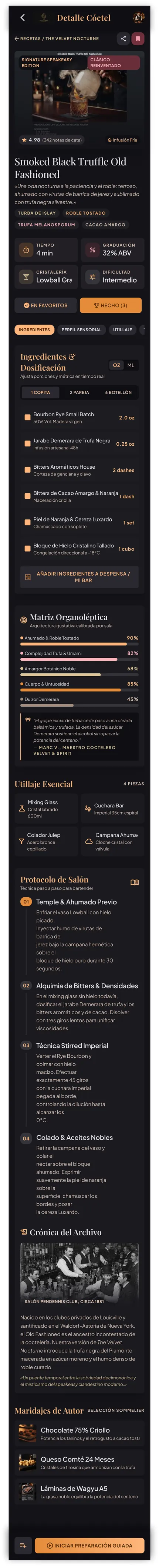 Recetas en el móvil