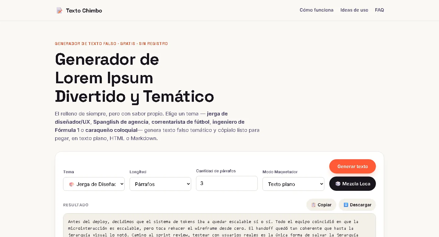 Texto Chimbo publicado